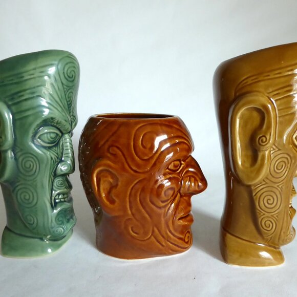 NEW 2006 TIKI FARM BENZART VICIOUS & MALICIOUS CERAMIC TIKI MUG LOT - Picture 3 of 14